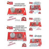S2 K41-N00 PISTON KIT SET STD STANDARD / OVERSIZE 0.25 0.50 0.75 100 SUPRA X 125 FI 2014-Present 131
