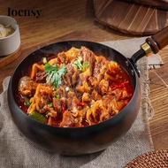 Ioensy Nonstick Wok Induction Cooker Nonstick Coating Round Bottom Wok Wok Pan Chinese Wok for Resta