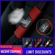 Honda car Leather seat belt cover seat belt shoulder cover car interior accessories City CR-V Jazz Accord Odyssey Brio Mobilio Fit HR-V Pilot Shuttle Legend CR-Z CRX Freed