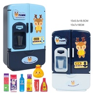 Mainan Peti Sejuk Mini Kanak-Kanak Refridgerator Fridge Kids Smart Toy Kitchen Playset Toys Kids Mainan Budak Perempuan
