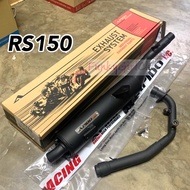 MUFFLER EXHAUST 32MM HONDA RS150 APIDO RACING EXHAUST OPEN EKZOS CUTTING STANDARD RS 150 RS150R