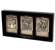 日本遊戲王 怪獸之決鬥 三幻神浮雕套組 合金浮雕卡 巨神兵 天空龍 翼神龍