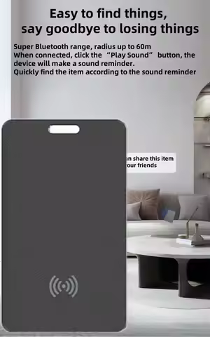 IP68 Tracking Card Waterproof Wireless charging location wallet tracker Smart tag Smart Tracker Find