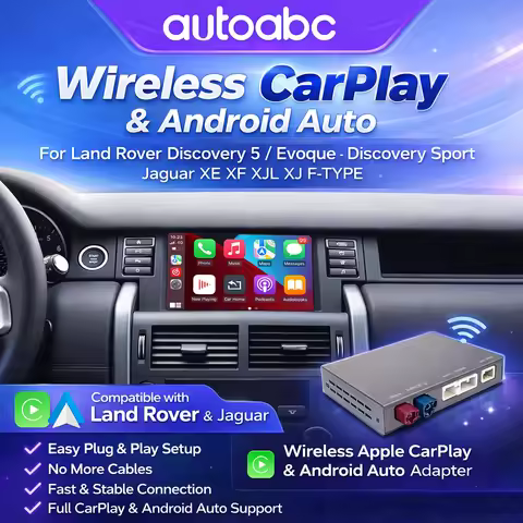 Wireless CarPlay Android Auto Upgrade Decoder Box For Bosch Harman Host Rover Discovery 5 Evoque Dis