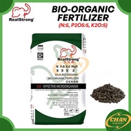 CN (Realstrong) Bio-Organic Fertilizer Repack (NPK: 5-5-5) Baja organik untuk buah, sayur dan bunga