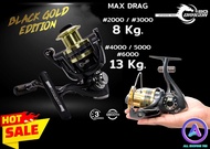 รอกสปินนิ่ง DRAGON BG ดีไซน์ Retro ย้อนยุคสุดคุ้มค่า รอกตกปลาระบบรอกทันสมัย สปูลโลหะ แขนโลหะ แกนโลหะ