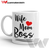 Wife Mug Unique Mug Custom Print Mug Wife Gift Mug Wife Mug Mom Boss