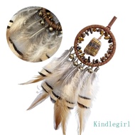 KING Ethnic Dreamcatchers with Natural Stone Bells Feathered Decorations Home Decors Car Wall Hangin