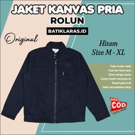 Jacket Black Canvas RolunOriginal JK0670