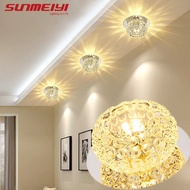 LED Surface Crystal Ceiling Lamps Home Improvement Hallway Kitchen Study Aisle Loft Decorative Lights Living Room Illumination