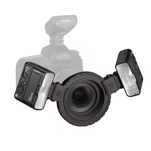 Godox MF12-K2 Macro Flash Light 2.4GHz Wireless Control built-in X System TTL Flash Speedlite with C