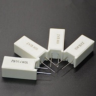 10pcs Sqm Rx27-5 Vertical Cement Power Resistors 10w 10/12/15/20/22/30/39/47/51/100/150/200/300r Ohm