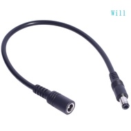 Will 11 8inch Thickened 6 3x3 0mm Male to Female Power Adapter Cable Laptop Charging Wire DC6330 Ext