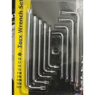 SOLEX 9-TREE MINI COTTON HEXAGONAL SET, 9-TREE MINI SOLEX STAR SET. Cr-V STEEL.
