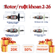 Rotor khoan Bosch các loại 2-26 ngắn 2-24 2-26 7 răng 2-26 thâm 41