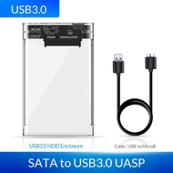 ORICO Transparent HDD Case SATA to USB 3.0 Hard Drive Case External 2.5 HDD Enclosure for HDD SSD Di
