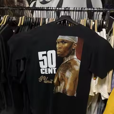 Vintage 50 Cent Rap T Shirt Rare 2005 Promo Adult Size Medium