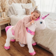 PonyCycle Ride on Unicorn Ride on Toys for Girls Riding Pink Unicorn Rocking Horse