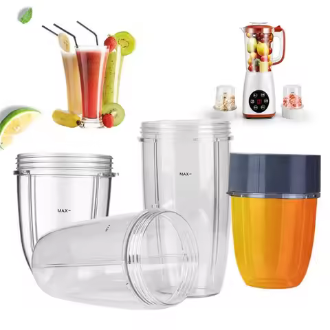 Fruit Juicer Cup Leak-proof Blender Mug Kitchen Bottle Washable Reusable Replace Part Replacement fo