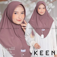 Hijab Bergo KEEN Size M/L DZEVADA Instant Matt Jersey Premium