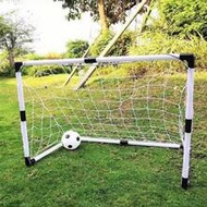 1 Set Youth Soccer Ball & Easy-To-Assemble Goal 2-In-1 Sports Soccer Game Toy Set, 92CM/60CM/45CM In