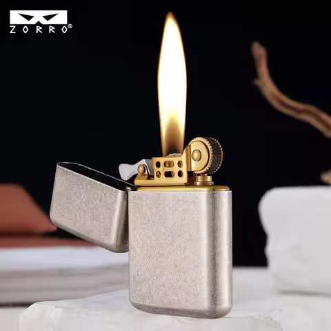 Z790 ZORRO 3rd Generation Brass Carving Phoenix Nirvana Retro Windproof Lighter High-end Classic Ret