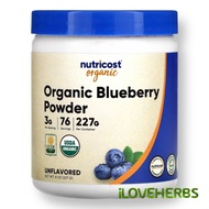 Nutricost, Organic Blueberry Powder, Unflavored, 8 oz (227 g) | Shelf Life: 2–4 Years