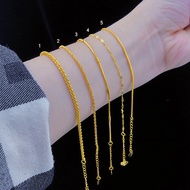 gelang titanium anti karat original gelang tangan perempuan gelang emas 916 Summer New Style Vietnam