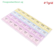 FBSG 28 Cell Pill Box Whole Month Medicine Organizer Week 7 Days Tablet Storage Case HOT