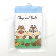 Disney Chip N Dale Chewing Acorn Ezlink Card Holder With Keyring