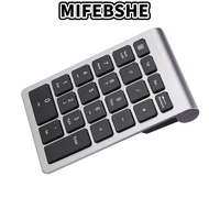 MIFEBSHE Wireless Mini Keyboar, 2.4G 22 Keys Numeric Keypad, Durable Shortcut Keys Mini USB Keyboard