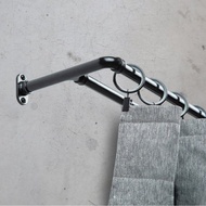 捷安傢飾Home Desyne│MIT│15.7mm│工業風│雙層│伸縮窗簾桿│