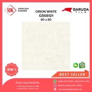 Granit Lantai Garuda Double Loading Orion White GS68121 80 x 80 KW 1