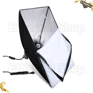 Studio Light Set 50x70CM Softbox 150W 5500K E27 Single Light Lamp Bulb 2M Stand
