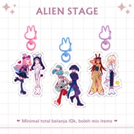 GANTUNGAN ALIEN STAGE ALNST ACRYLICKeychain | BUNNY ACRYLIC Keychain | ALIENSTAGE KEYCHAIN