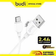 Budi Type C Cable 2.4A Fast Charging Data USB Cable (1M)