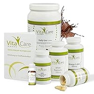 VitaCare 21-Day Metabolism Treatment Chocolate, 7-Piece Complete Package for HCG Diet with Protein Shake, MSM, Multivitamin, Omega 3 plus, OPC &amp; Globules