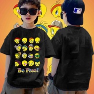 Looney Tunes Tweety Bird T-Shirt 100% Cotton Short Sleeve Shirt for Kids Size 100cm-150cm