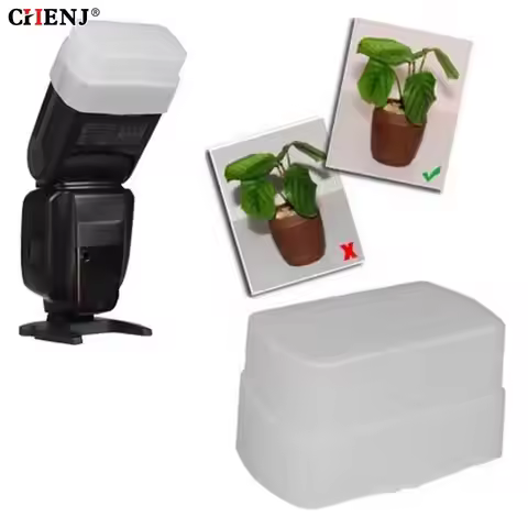 Camera Photo Softbox Flash Diffuser Soft Cap Box For Canon Speedlite 580EX II Yongnuo YN560
