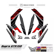 SUPRA STRIPING GTR 150 MOTIP (25) SUPRA STICKERS GTR SUPRA STICKER/S GTR 150 STRIPING/S WINNER 150/S
