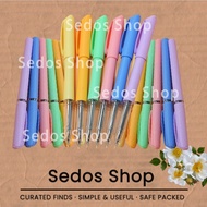 12pcs Youmei G-8023 Pastel Gel Pen 0.5mm Black Sign Pen for Students and Office Stationery