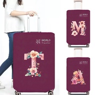 LUGGAGE COVER 26-30 inch Thick Luggage Protector Sarung Beg Printed Luggage Cover Bottom Velcro Desi