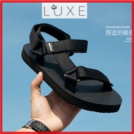 Luxe unisex  Men & Women Fashion Cool Sandle Shoes Summer Outdoor Beach Ready Stock