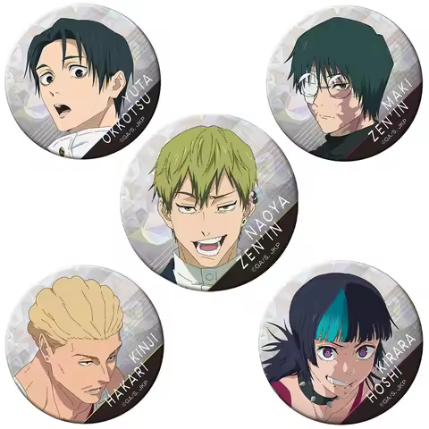 Anime su Kaisen Tinplate Badge eripheral Products Zenin Naoya Hakari Kinji Okkotsu Yuta Srooftop Edi