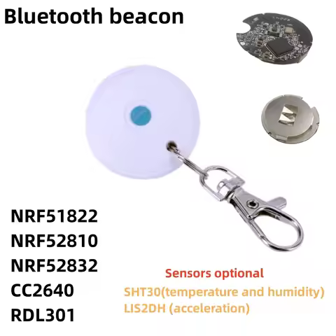 Bluetooth beacon ibeacon positioning base station NRF52832 module patrol clock NFC wireless asset BL