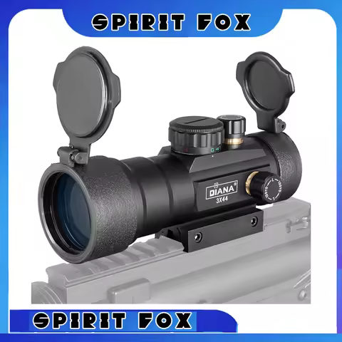 DIANA 3×44 Large View Adjustable Red Dot Holographic Telescope with HD Outdoor Vision