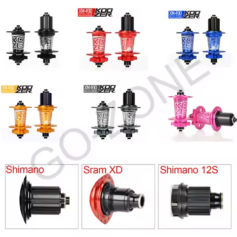 New Symmetry/Asymmetry 27.5er Carbon MTB Wheels Light Tubeless Koozer XM490 Sapim Thru Axle / Quick