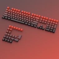 LEAVEN Side Engraved Keycap PBT 133-Key Small Full Set Suitable for Mechanical Keyboard 61/87/98/104