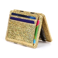 Laser Sequined Men's Wallet PU Leather Credit Card Holder 2022 New Stylish Simplicity Purse мужской бумажник