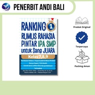 Andi Bali Publisher - Science Question Book - RANKING 1 SMP Science SMART SECRET FORMULA FOR THE CHA